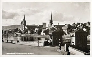 Inverness Prints: Inverness, Scotland - View from Ardross Street