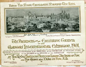 Pavilion Collection: Invitation, Glasgow International Exhibition 1901