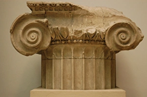 Images Dated 10th August 2006: Ionic capital. Temple of Artemis Leucophryene. 3rd-2nd centu