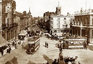 Cornhill Prints: Ipswich Cornhill and Tavern Street early 1900s