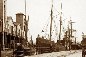 Ipswich Prints: Ipswich Docks early 1900s