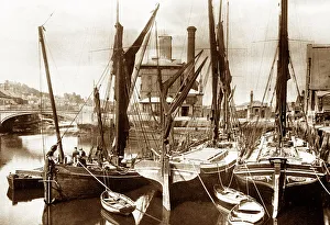 Ipswich Prints: Ipswich Stoke Bridge early 1900s