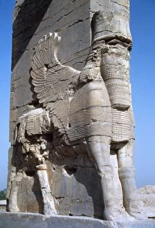 Archeological Collection: Iran. City of Persepolis. The Gate of all Nations or Xerxus