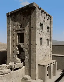Achaemenid Prints: IRAN. FARS. Naqsh-e Rustam. Fire Temple. Persian