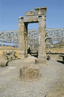Triple Prints: IRAN. FARS. Persepolis. Tripylon or Triple Gate