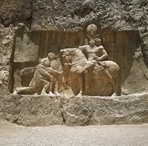Publius Prints: IRAN. Naqsh-e Rustam. Roman Emperor Valerian yields