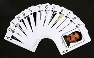Iraqi Gallery: Iraq War Most Wanted Playing Cards - fan of all the Spades