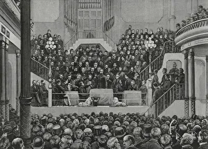 Economic Prints: Ireland. Agricultural crisis. Meeting held in Dublin