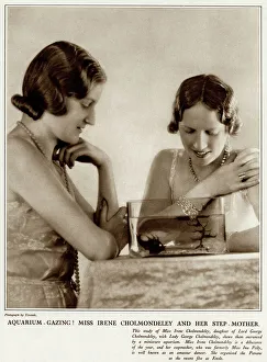 Irene Collection: Irene Cholmondeley and stepmother by Madame Yevonde