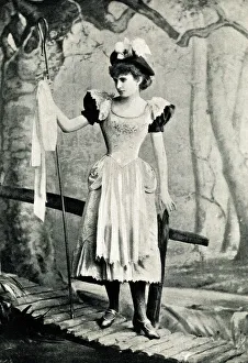 Irene Collection: Irene Iris as Little Bo Peep in Red Riding Hood