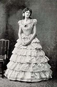 Irene Collection: Irene Vanbrugh as heroine in Pinero's Trelawny of the Wells