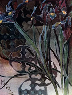 Blend Prints: Irises