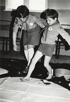 Irish Beaver Scout footpainting