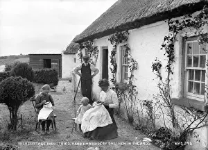 Linen Prints: Irish Cottage Industries, Hand Embroidery on Linen in the Ar