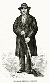Sweeper Prints: Irish crossing sweeper 1850s