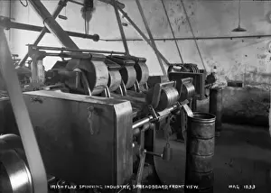 Spinning Prints: Irish Flax Spinning Industry, Spreadboard, Front View