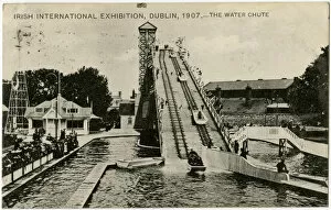 Images Dated 14th July 2016: Irish International Exhibition - The Water Chute ride