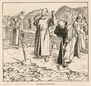 Irish Monks Working