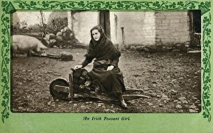 Homestead Gallery: An Irish Peasant Girl - Northern Ireland