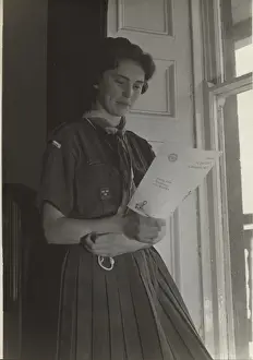 Attends Prints: Irish Scout leader at a conference