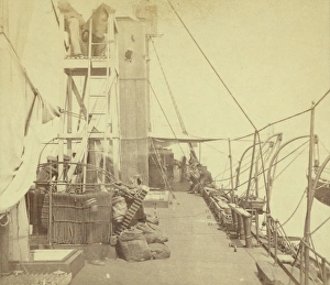 US iron clad Galena, after her attack on Fort Darling, James US iron clad Galena, after her attack on Fort Darling, James