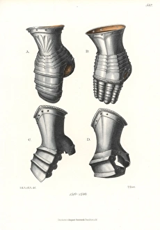 Articulated Collection: Iron gauntlets of the first half of the 16th century