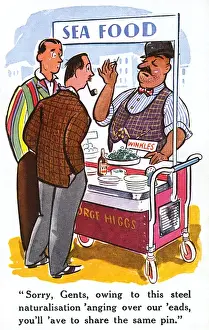 Nervous Prints: Iron and Steel Act - Cartoon on shortage of steel