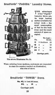 Irons Gallery: Iron stove, 1923