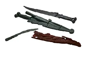 Iron weapons of a warrior (5th-4th c. BC). Celtic