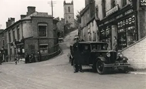 Images Dated 12th February 2019: Ironbridge, Shropshire - View up Church Hill to St Luke s