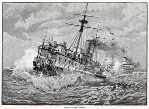 Storm Prints: Ironclads in stormy weather