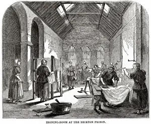 Brixton Prints: Ironing room at Brixton Prison