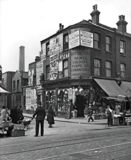 Auction Prints: Ironmongers shop, East London