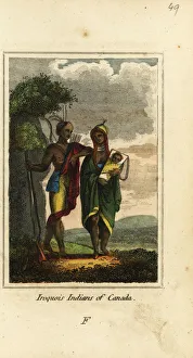 Czech Prints: Iroquois Indians of Canada, 1818