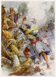 1660 Prints: IROQUOIS AT MONTREAL