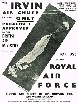 Approved Prints: Irvin Air Chutes Approved By The RAF