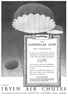 Irvin Prints: Irvin Air Chutes - Caterpillar Club