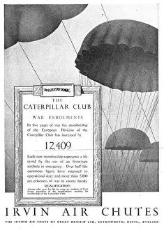 Irvin Air Chutes - Caterpillar Club War Enrolments