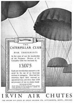 Irvin Prints: Irvin Air Chutes - Caterpillar Club War Enrolments