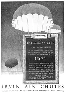 Irvin Prints: Irvin Air Chutes - Caterpillar Club War Enrolments