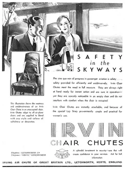 Irvin Prints: Irvin Chair Chute Parachutes