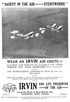 Irvin Parachutes 1930 Advert