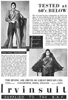 Irvin Prints: Irvin Parachutes - Irvinsuit