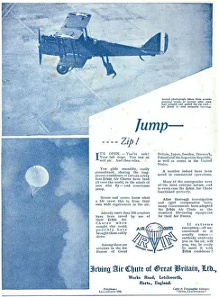 Irvin Prints: Irvin Parachutes - Jump - - Zip!