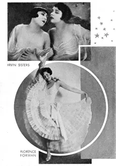 The Irwin Sisters and Florence Forman who appeared at the Wintergarten Theatre