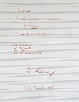 Isaac Albeniz (1860-1909). Spanish pianisth and composer. I
