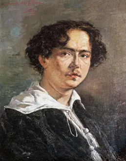 Valle Prints: Isaac Albeniz (1860-1909). Spanish pianisth and composer. Po