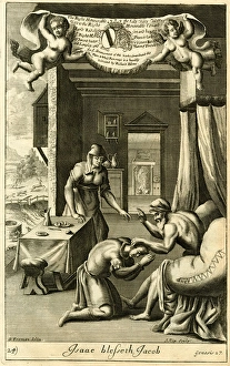 Images Dated 2nd June 2016: Isaac blesses Jacob