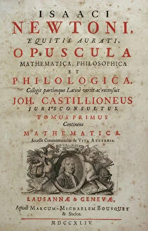 Theologian Collection: Isaac Newton - English physicist, astronomer, mathematician