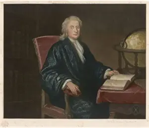 Newton Prints: Isaac Newton, Seated